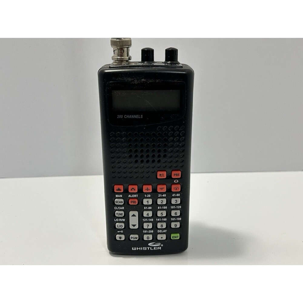 Whistler WS1010 Handheld Analog Scanner 200 Channels Skywarn Weather Alerts